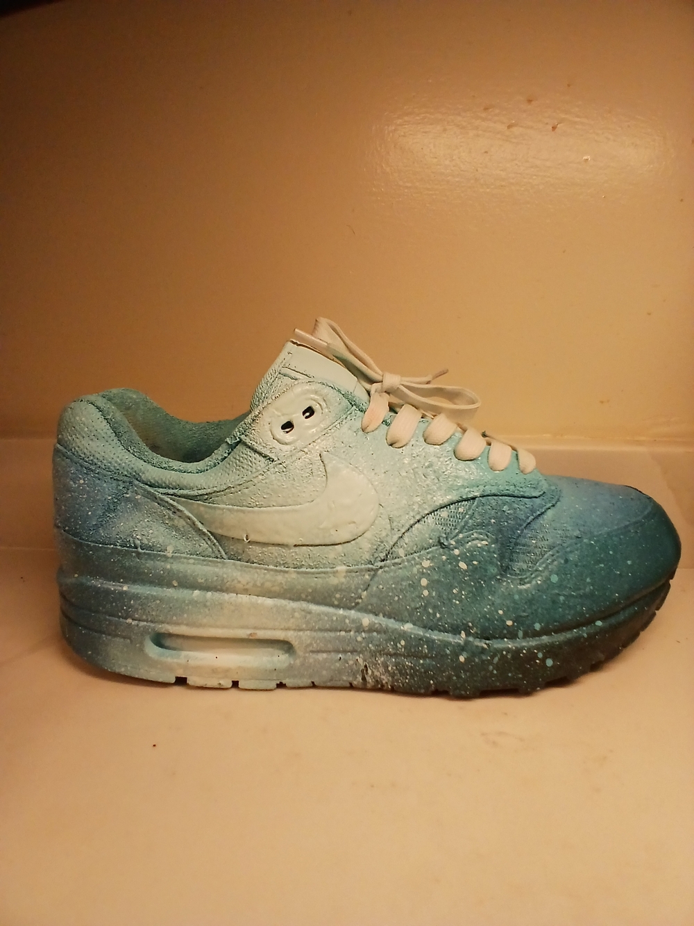 Nike Mens Air Max 1 As Artwork For Display By Graffiti Artist Siek